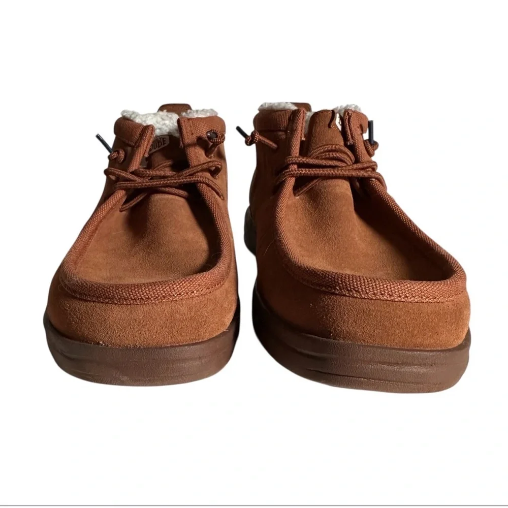 Hey Dude Brown Wally Mid Gripr Warmth Chukka Boots